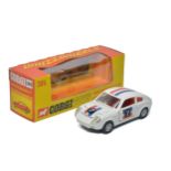 Corgi No. 305 Whizzwheels Mini Marcos GT850. White (plus decals) with red interior. Displays