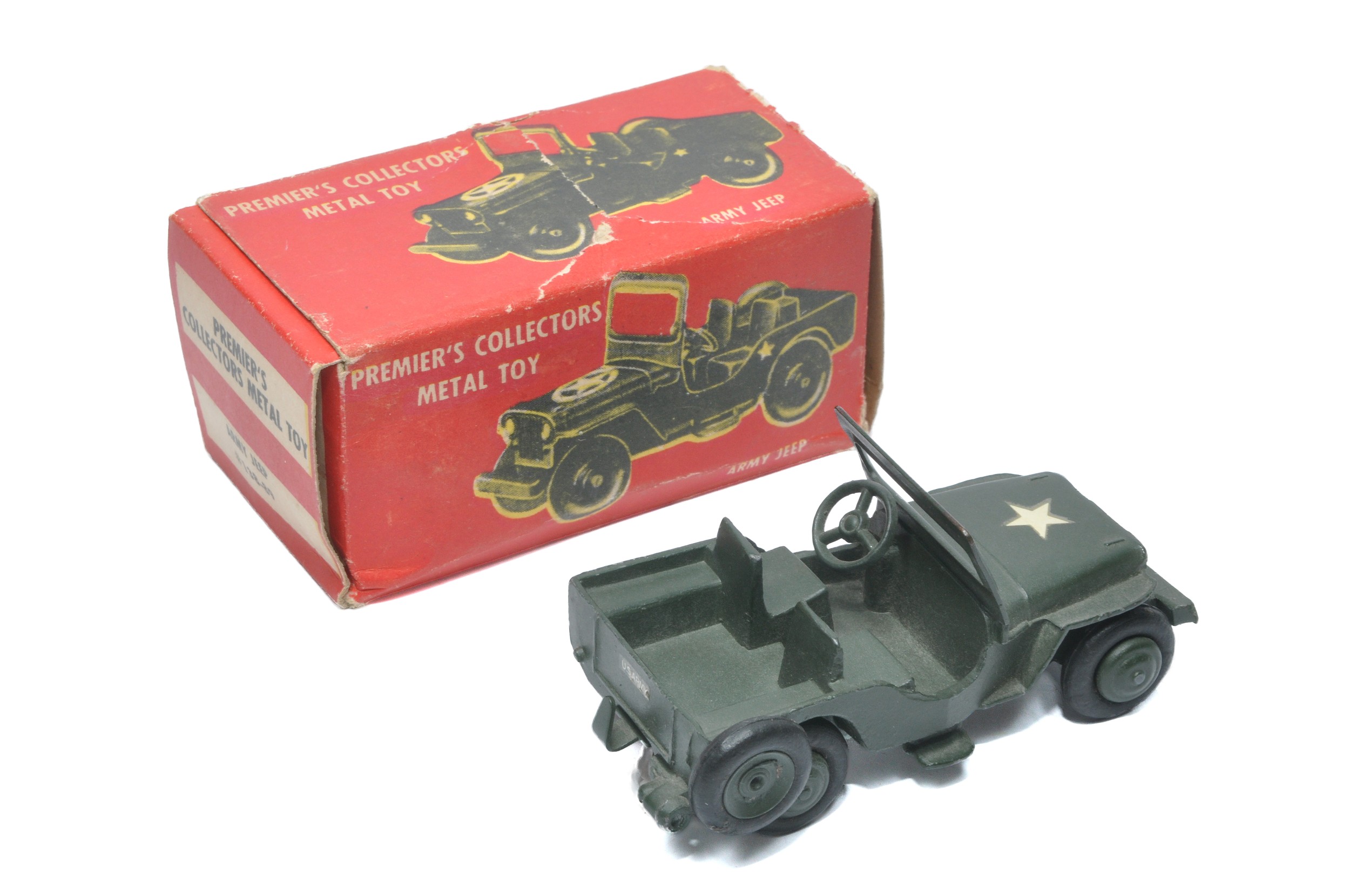 Premier (Japanese) diecast military issue comprising Army Jeep. Displays very good to excellent with - Image 2 of 2