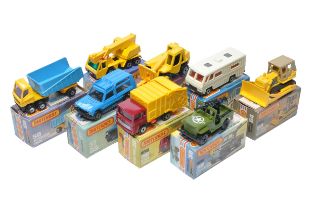 A group of of Eight Matchbox Superfast. Comprising Mobile Home, Matra Rancho, Armoured Jeep and