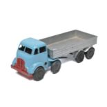 Mettoy Castoys mechanical articulated lorry. Light blue cab, with red grille, base & interior,