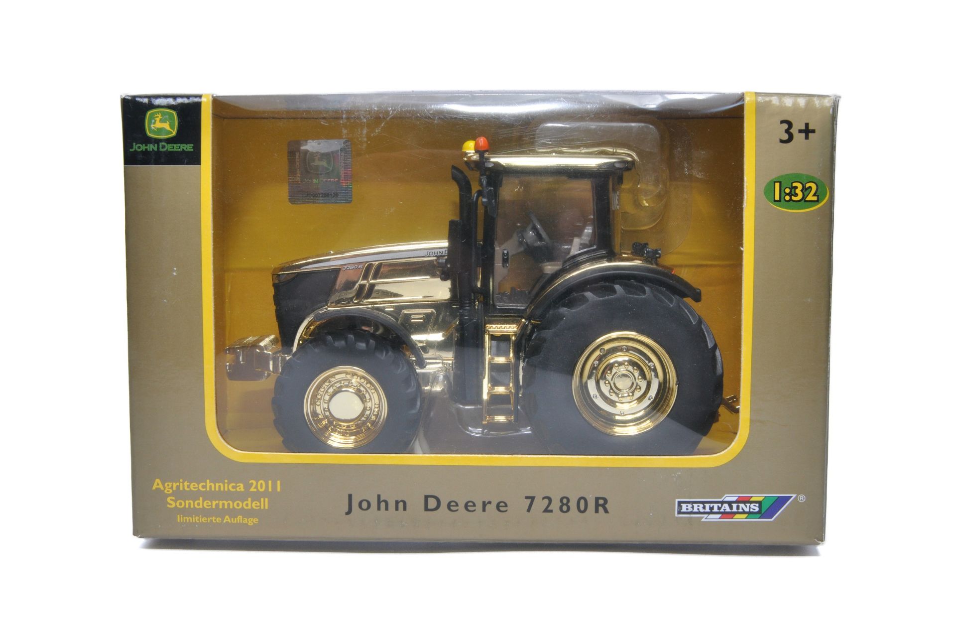 Britains Farm No. 42725 John Deere 7280R Tractor. Special Gold Edition for Agritechnica 2011. - Image 3 of 7