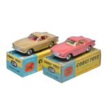 Corgi duo of No. 228 Volvo P.1800 issues (Colour variations as shown). Both display generally very