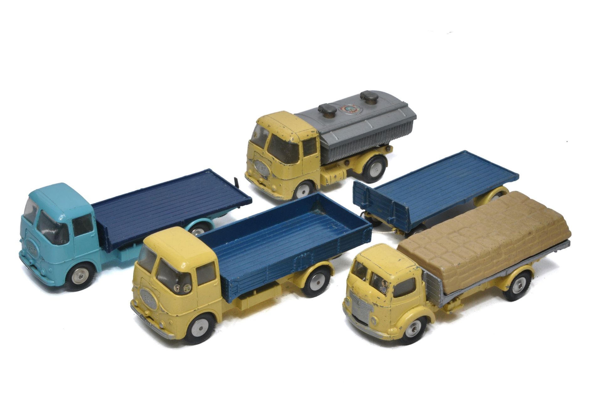 Corgi group of ERF / Commer truck issues with trailers etc as shown. Generally fair to good, to very