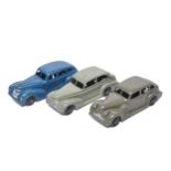 Dinky trio of American cars comprising Buick, Chrysler and Oldsmobile. All display generally good.