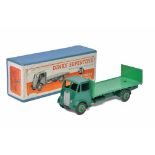 Dinky No. 513 Guy Flat Truck with Tailboard. Two tone green. Generally very good, some minor marks