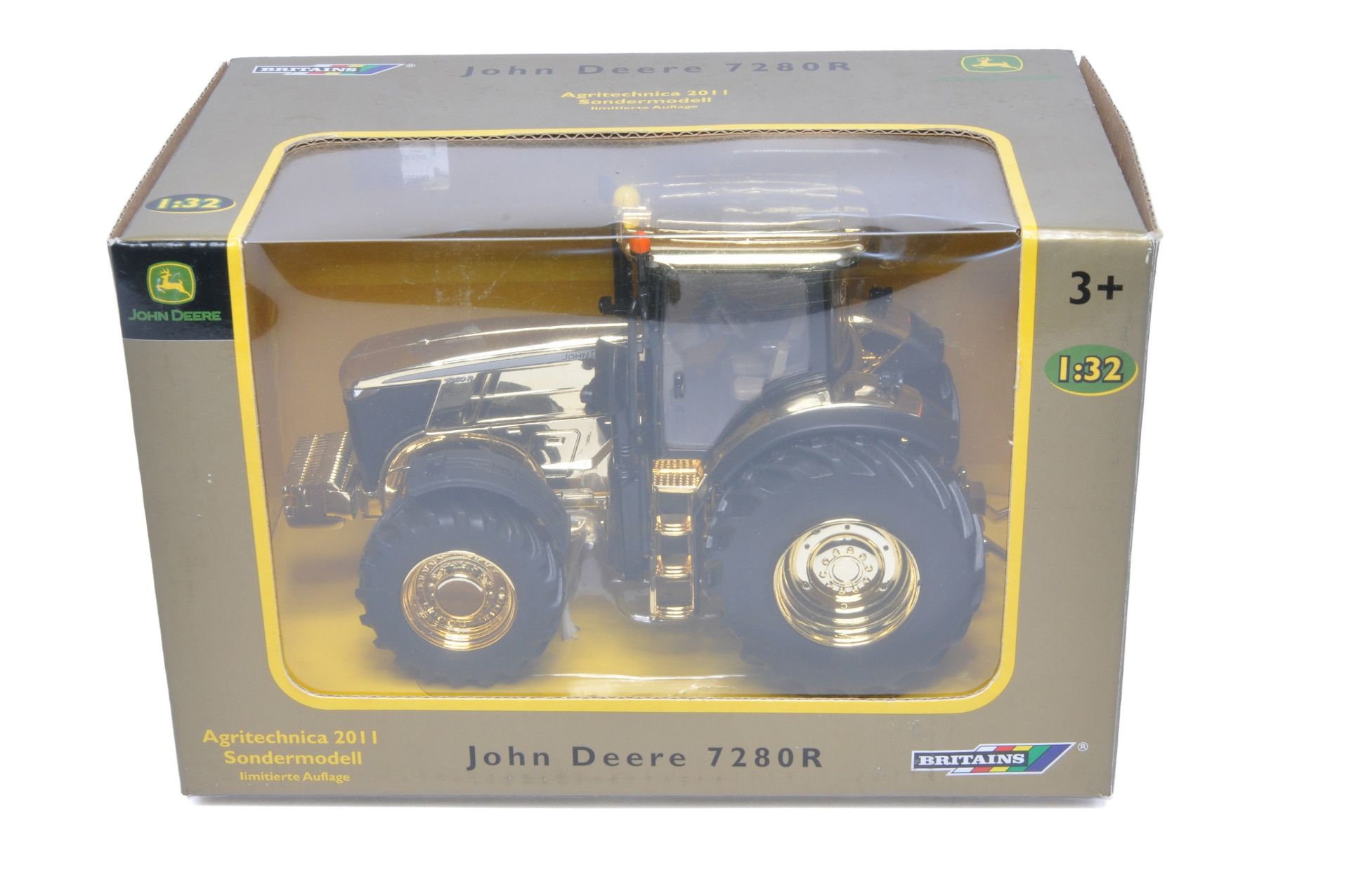 Britains Farm No. 42725 John Deere 7280R Tractor. Special Gold Edition for Agritechnica 2011. - Image 2 of 7