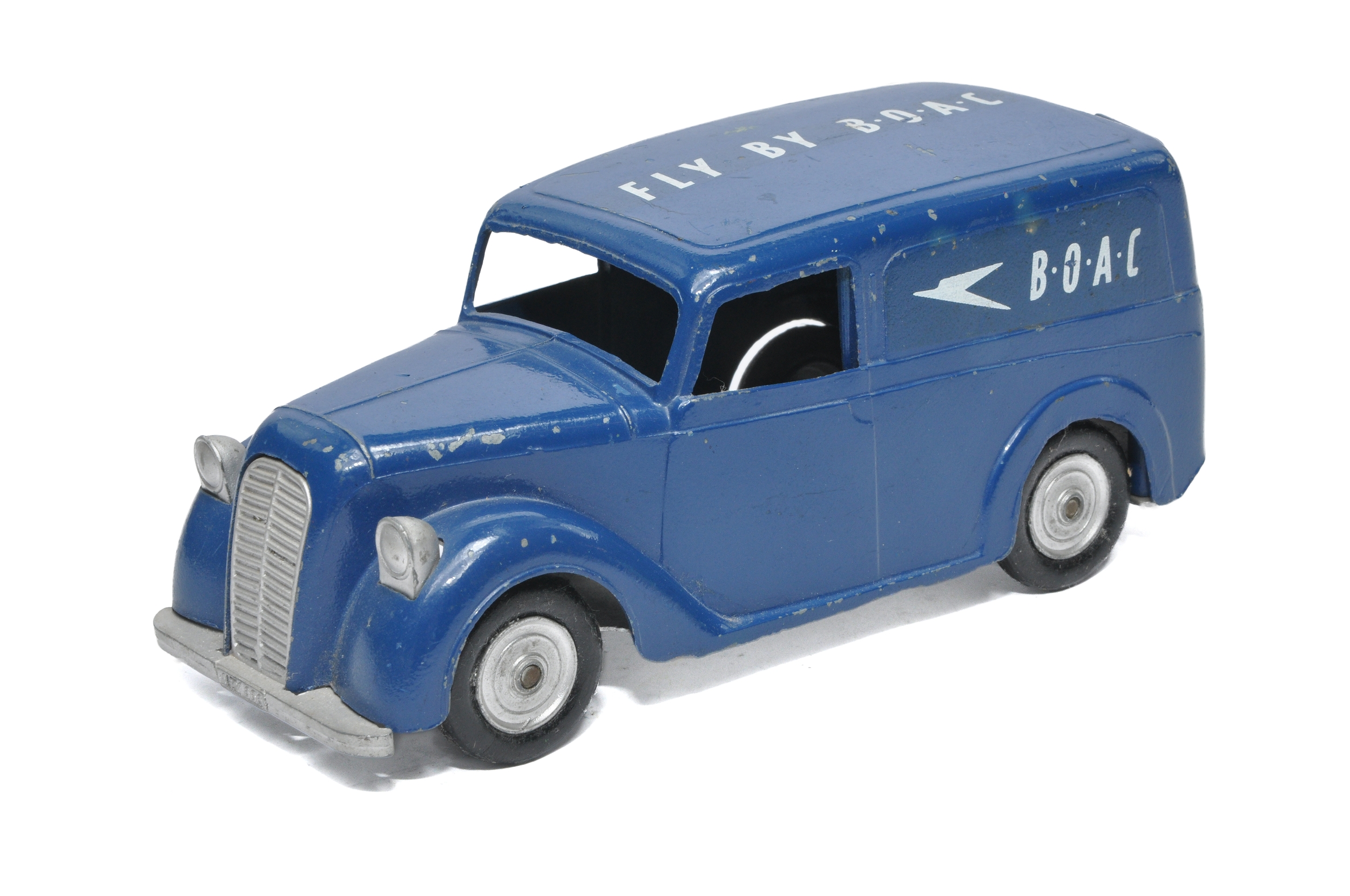 Mettoy Castoys BOAC Delivery Van. Blue with BOAC decals. Generally good with some signs of age - Image 2 of 3