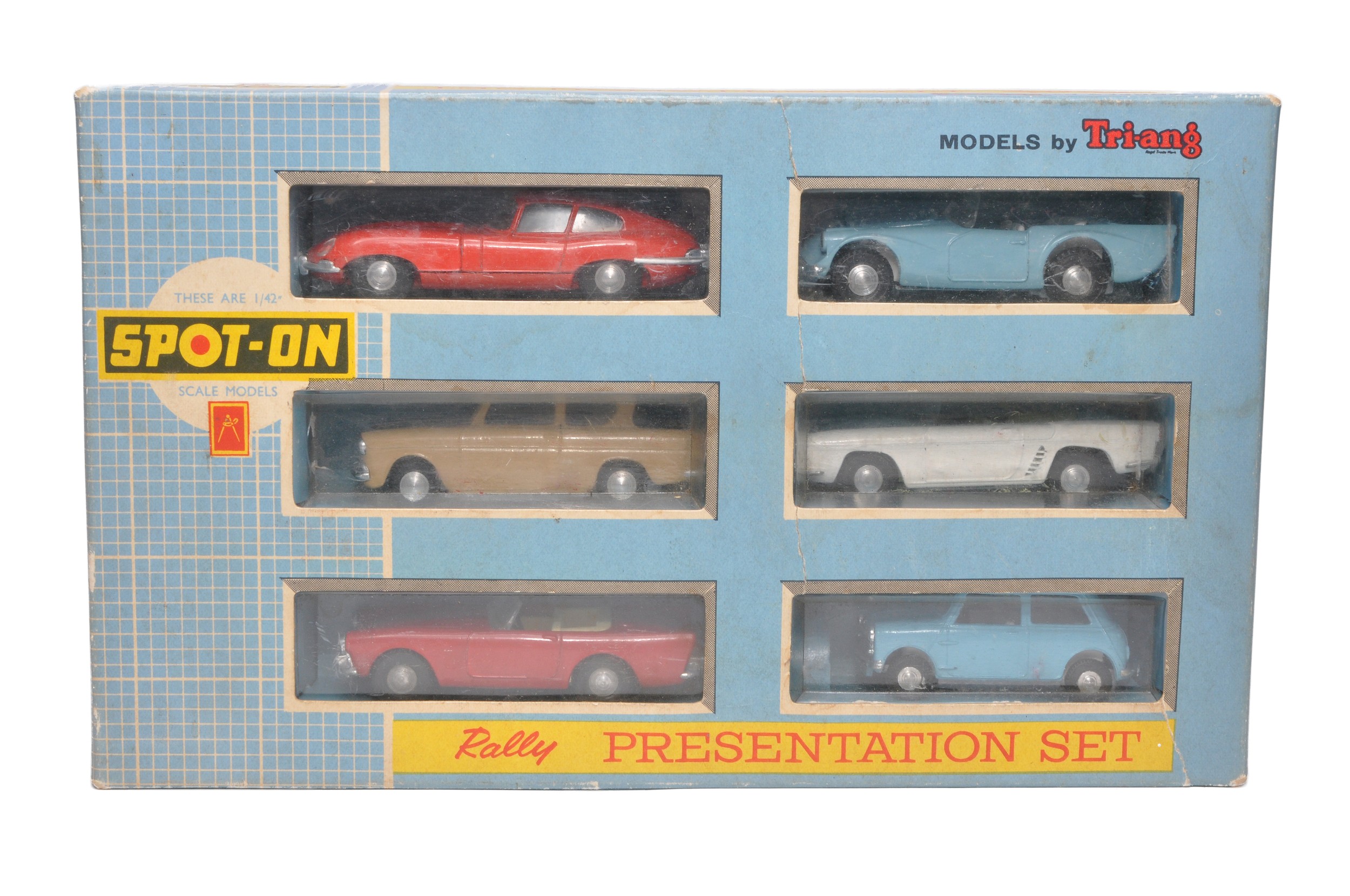 Triang Spot-on No. PS7 'Rally' Presentation Set containing six vehicles to include; 1) Austin