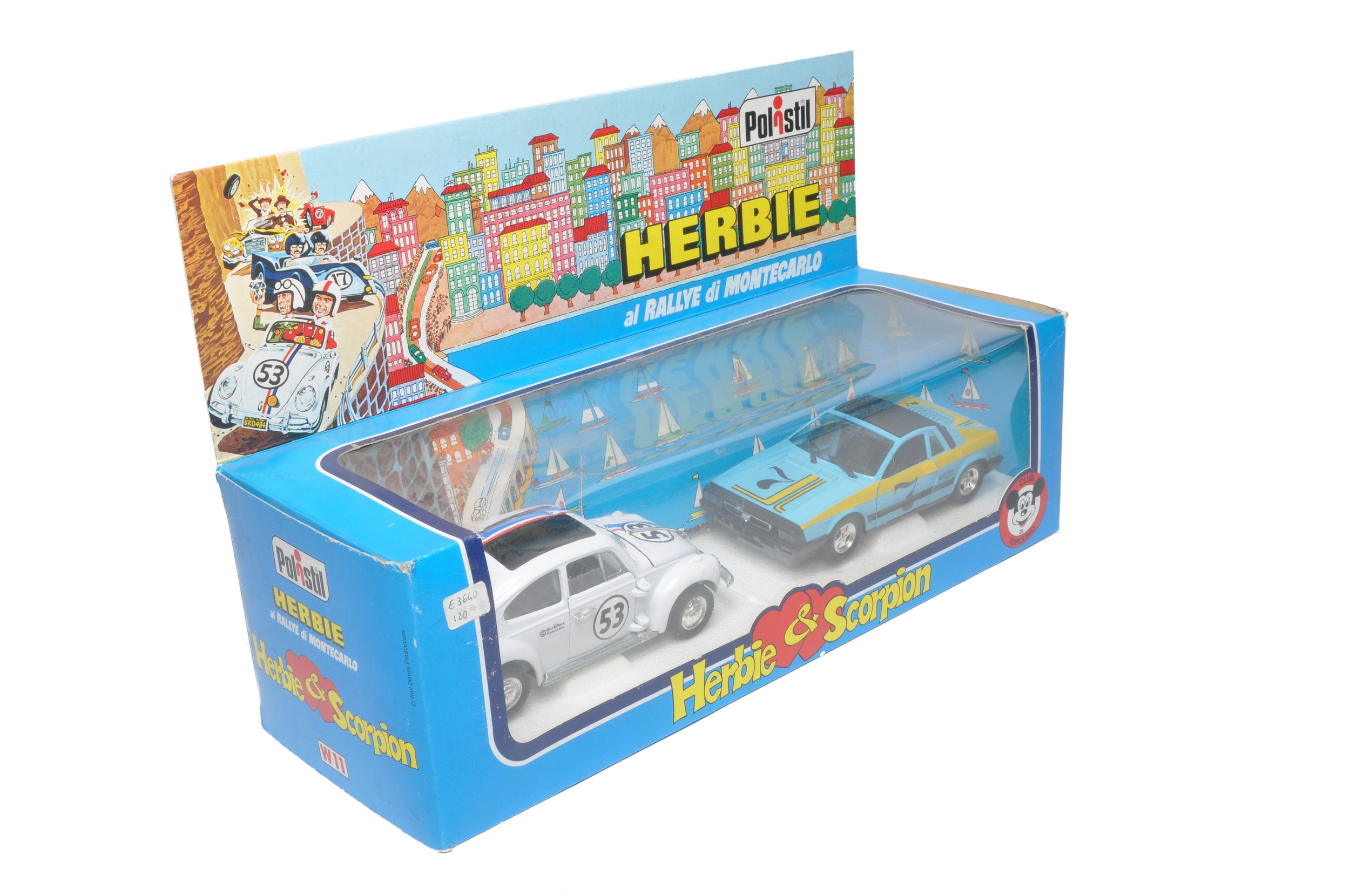 Polistil 1/24 No. W11 Walt Disney Herbie and Scorpion Rallye di Montecarlo twin set. Comprising - Bild 3 aus 3