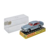 Dinky No. 153 Aston Martin DB6. Metallic silver / grey, red interior. Displays very good to