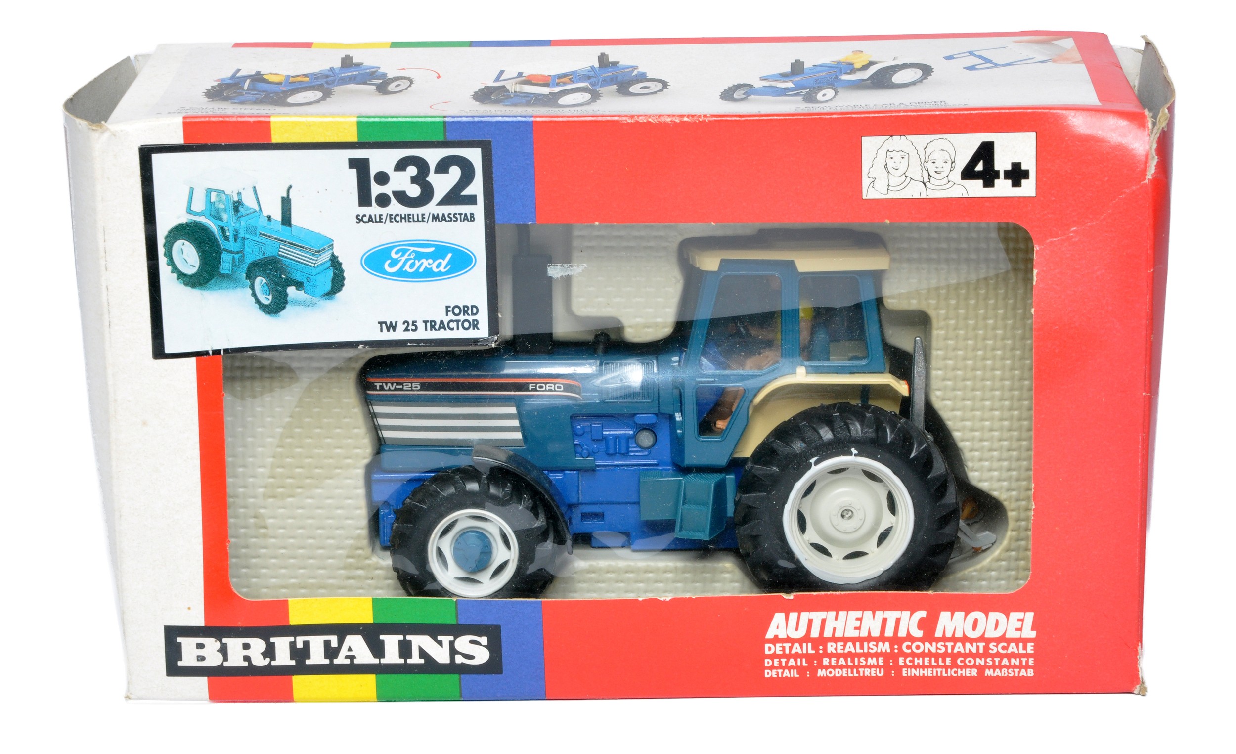 Britains Farm 1/32 diecast model issue comprising No. 9508 Ford TW25 Tractor. Very good to excellent