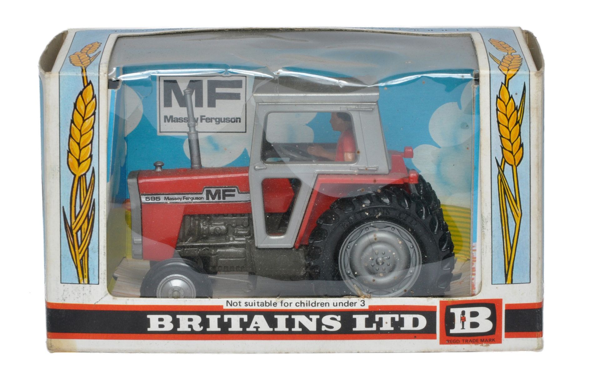 Britains Farm 1/32 diecast model issue comprising No. 9522 Massey Ferguson 595 Tractor. Appears very