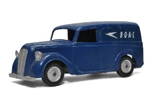 Mettoy Castoys BOAC Delivery Van. Blue with BOAC decals. Generally good with some signs of age