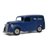 Mettoy Castoys BOAC Delivery Van. Blue with BOAC decals. Generally good with some signs of age