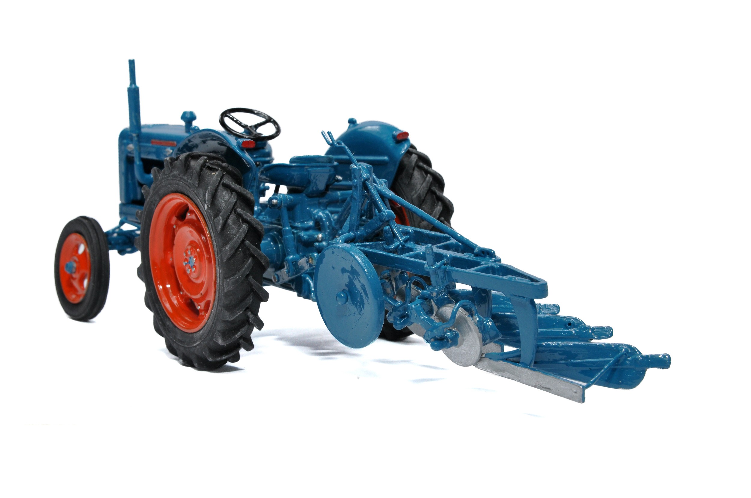 Scaledown Models 1/32 White Metal Farm Model issue comprising Fordson Major Tractor and Rear Plough. - Image 3 of 3