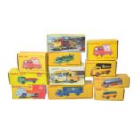 A group of Eleven Atlas Dinky diecast model commercial issues as shown. All look to be excellent