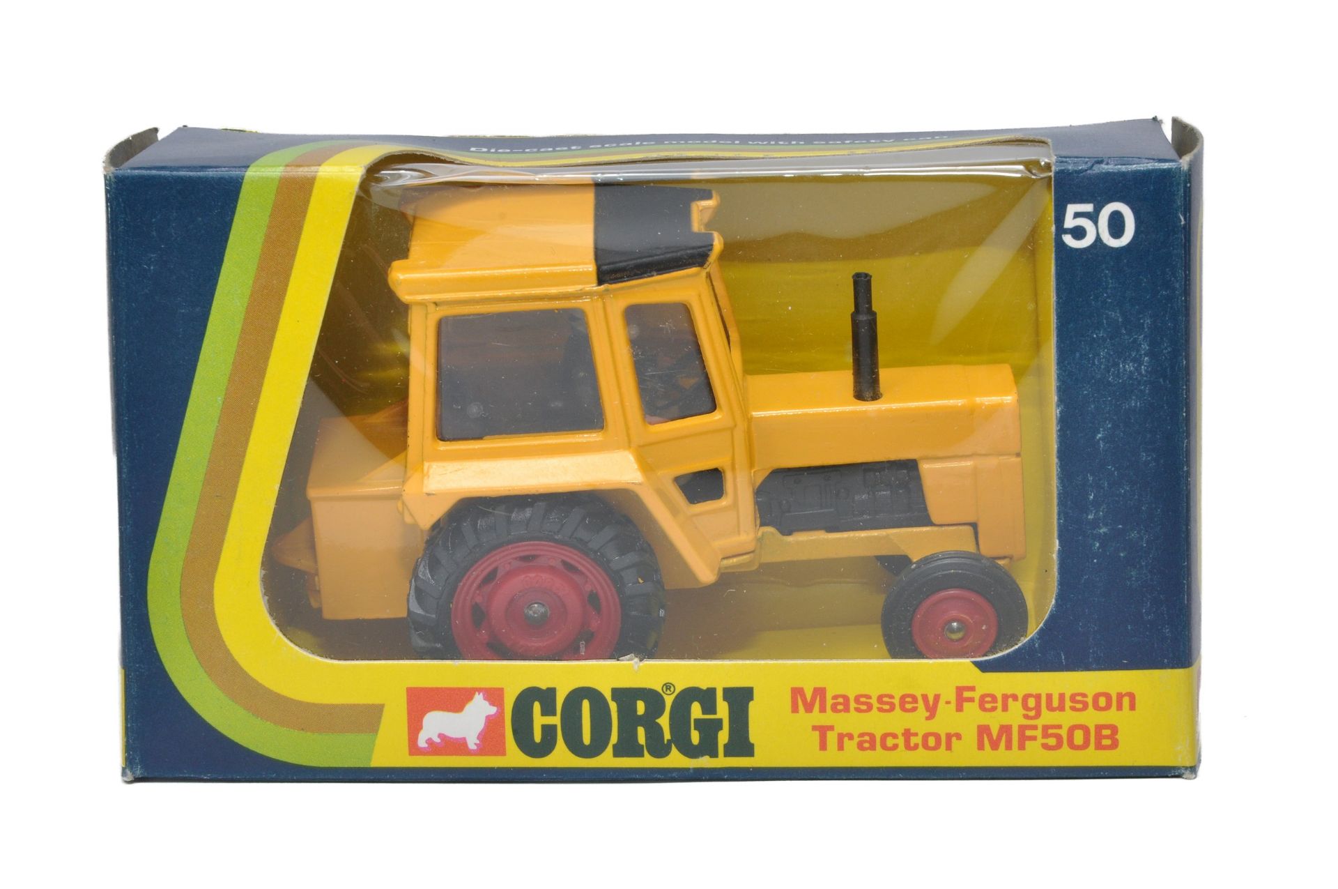 Corgi No. 50 Massey Ferguson 50B Tractor. Excellent in very good to excellent box.