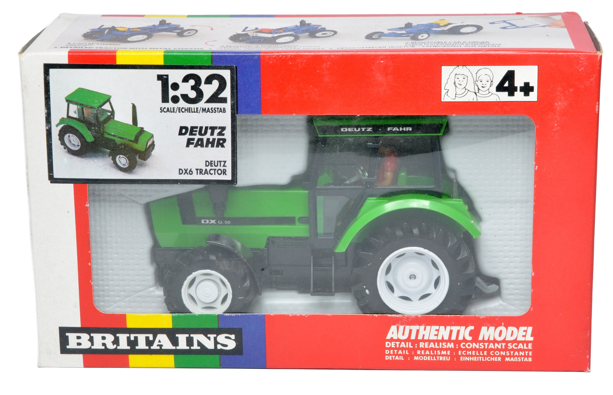 Britains Farm 1/32 diecast model issue comprising No. 9524 Deutz Fahr DX6 Tractor. Very good to