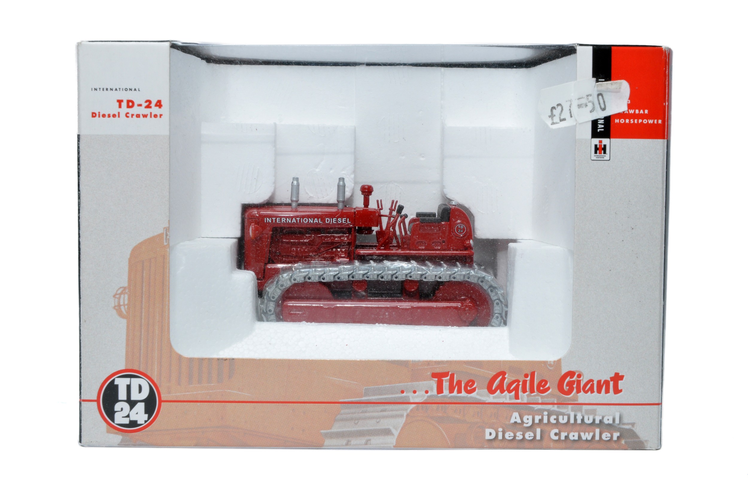 Spec Cast 1/32 diecast farm model issue comprising International TD-24 Crawler Tractor. Excellent in