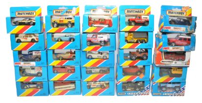 A group of of 25 Matchbox Superfast (Made in Macau) issues as shown. Mostly look to be excellent