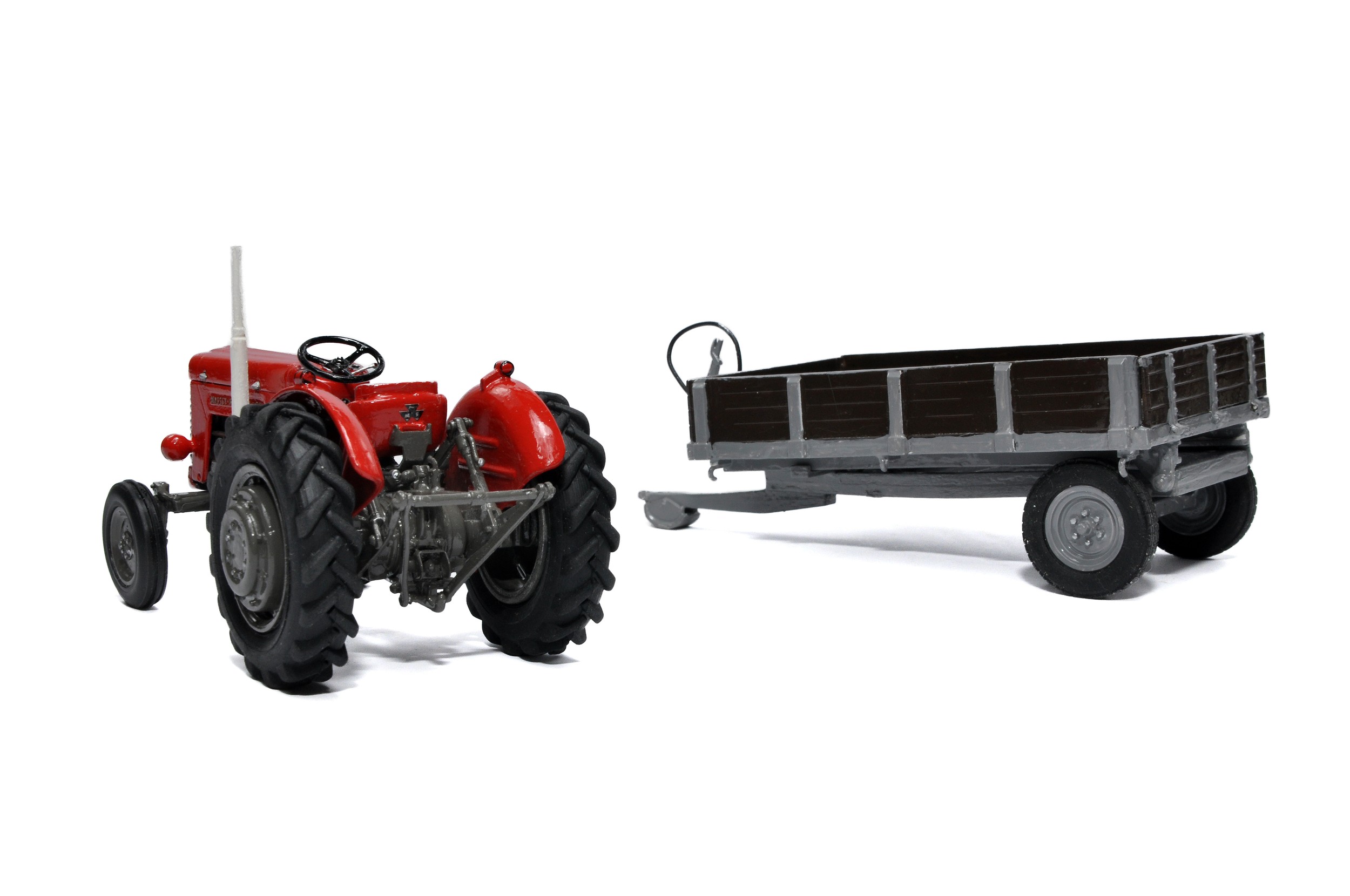 Scaledown Models 1/32 White Metal Farm Model issue comprising Massey Ferguson 65 Tractor and Rear - Image 3 of 3