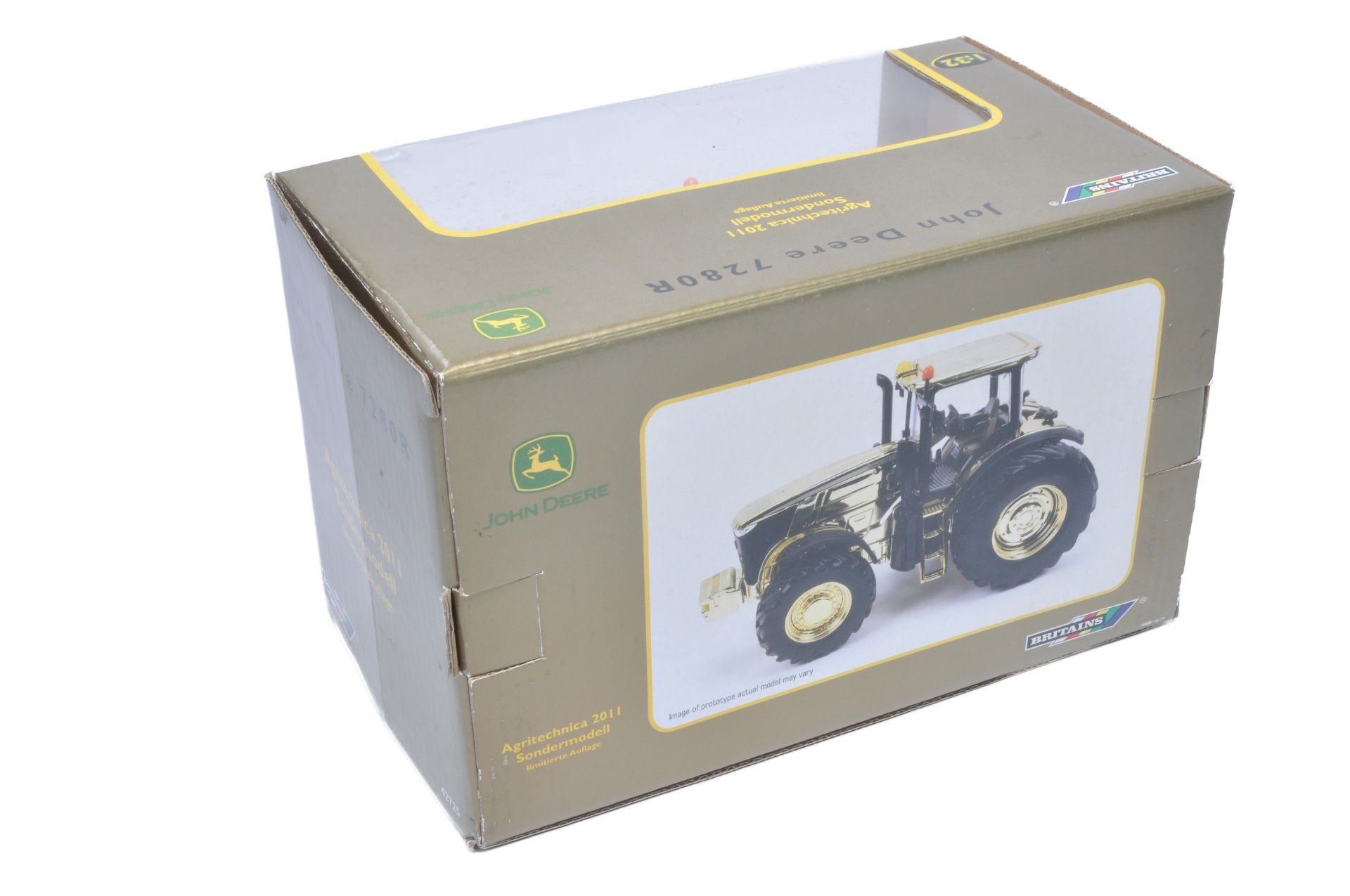 Britains Farm No. 42725 John Deere 7280R Tractor. Special Gold Edition for Agritechnica 2011. - Image 5 of 7