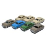 Corgi group of loose diecast issues comprising 7 x Ford Consul's in various colours. Blue, green and