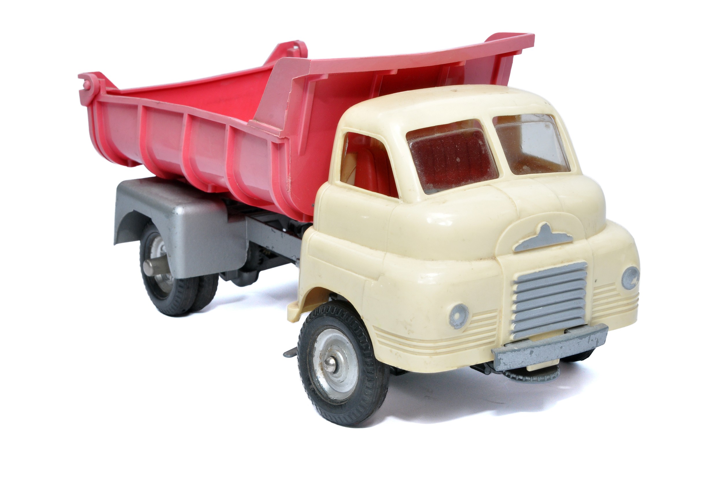 Mettoy Casttoys large scale plastic and diecast mechanical tipping truck. Displays good and looks to - Image 2 of 3