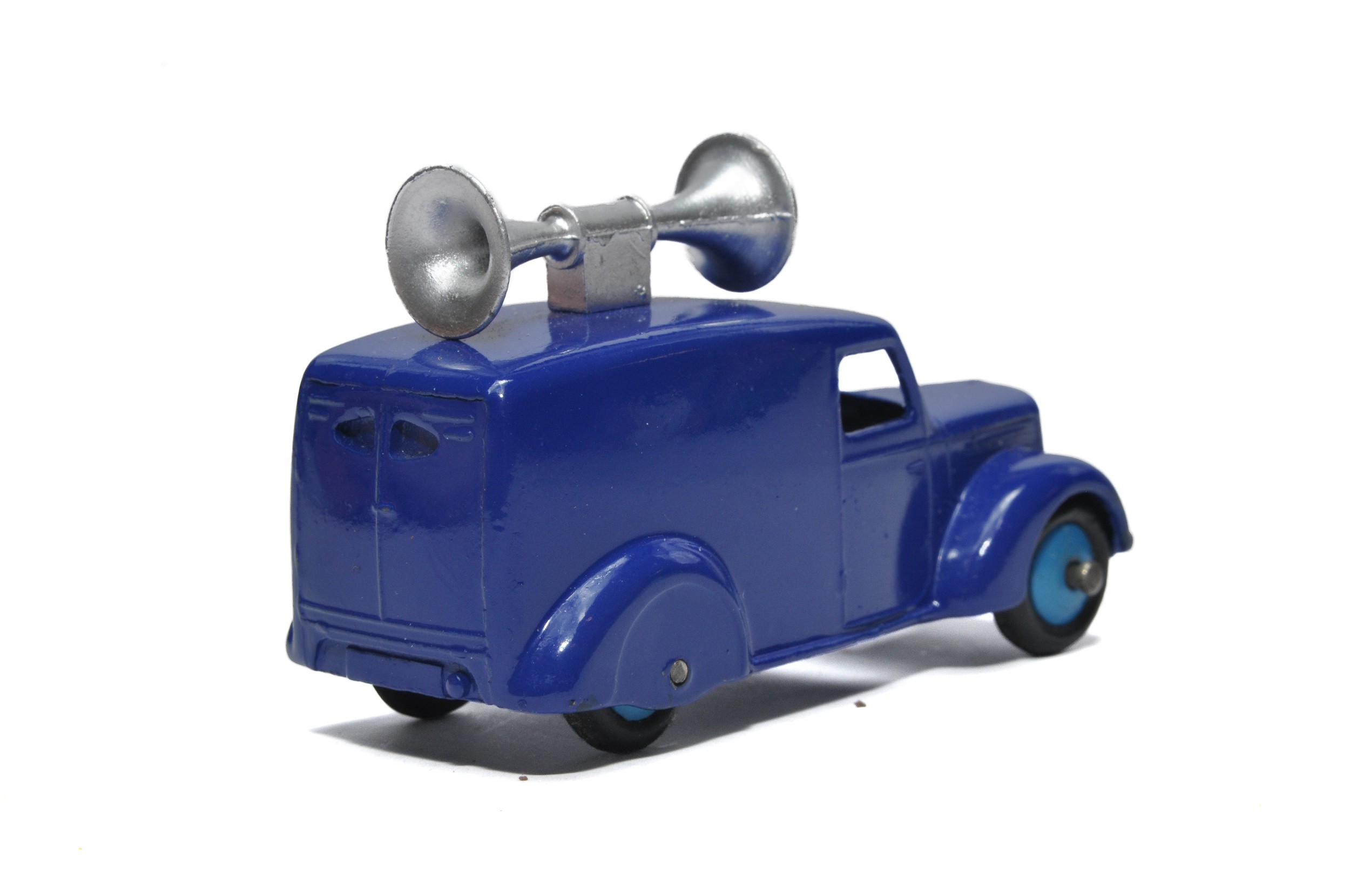 Dinky no. 492 Loud speaker van. Royal Blue. Displays excellent with little sign of wear. - Image 2 of 2