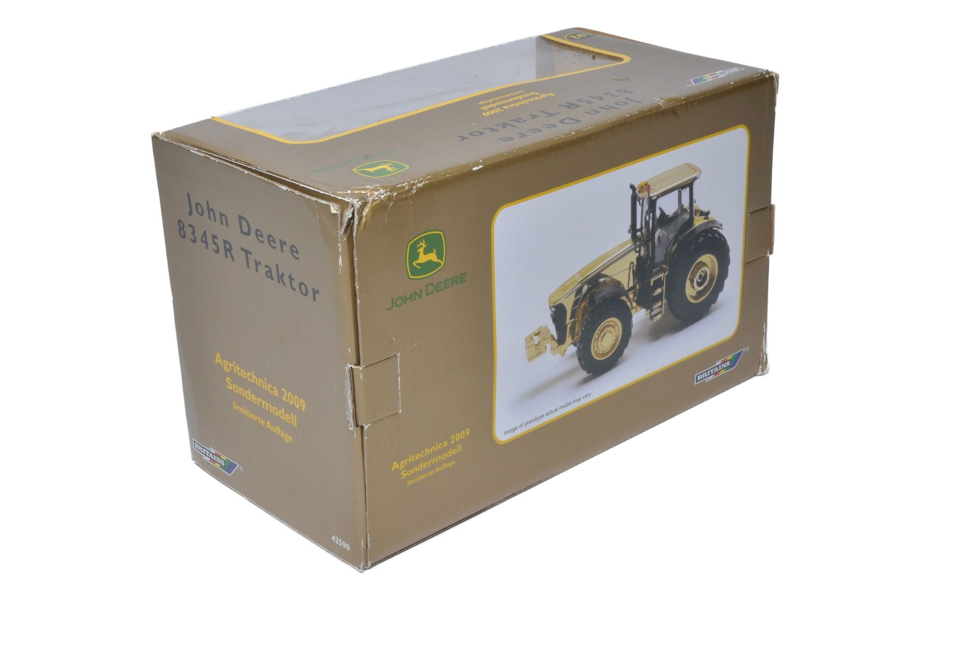 Britains Farm No. 42590 John Deere 8345R Tractor. Special Gold Edition for Agritechnica 2009. - Image 6 of 6