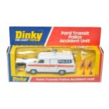 Dinky No. 269 Ford Transit Police Accident Unit Set. Excellent in very good box.