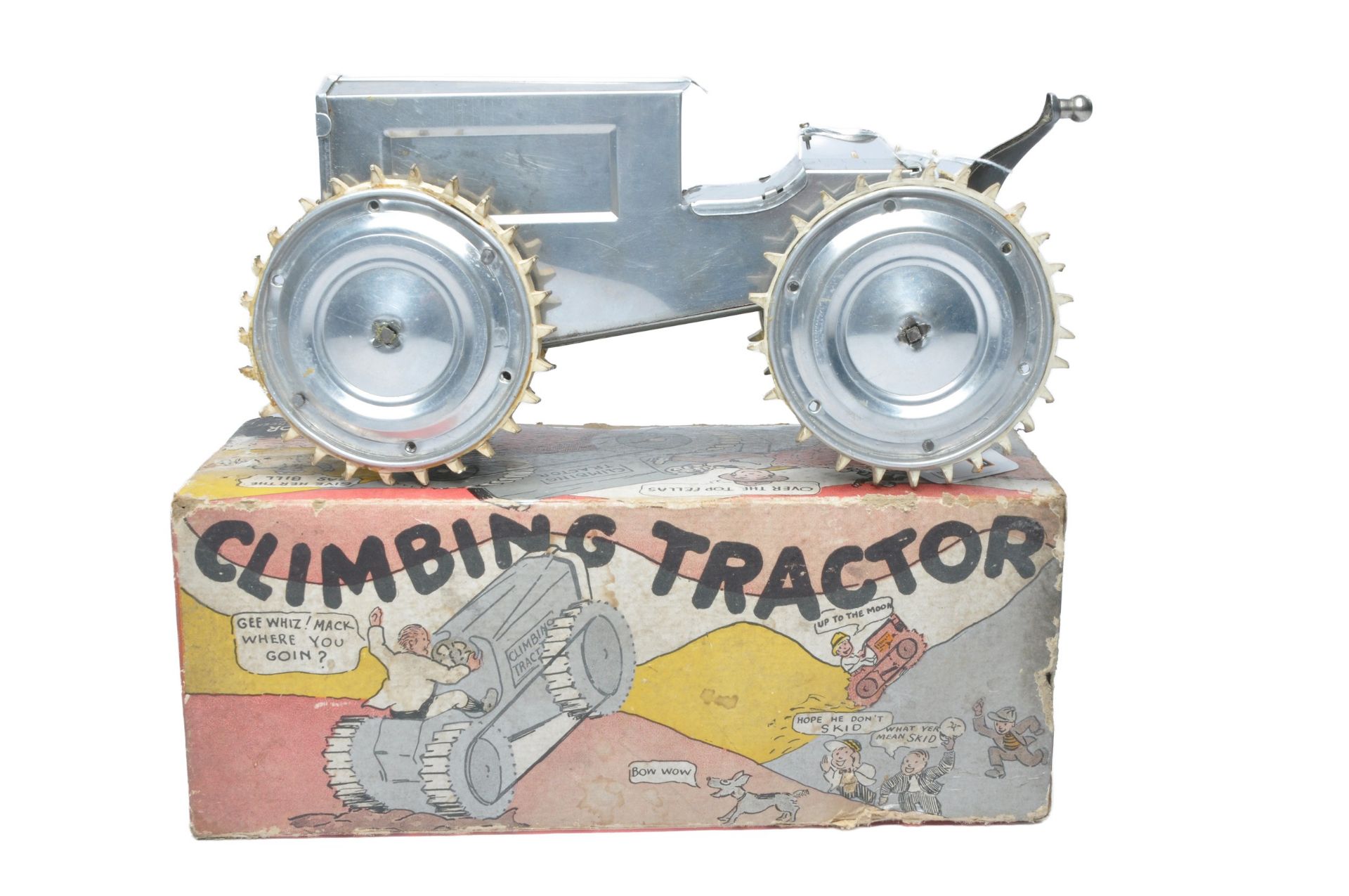 Animate (USA) Tinplate Crawler Tractor. Displays very good with good original box. - Image 3 of 3