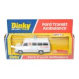 Dinky No. 274 Ford Transit Ambulance Set. Excellent in very good box.