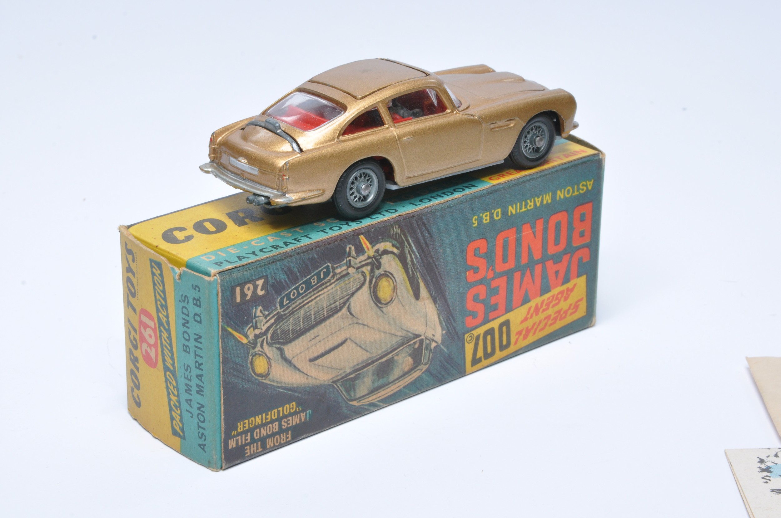 Corgi No. 261 James Bond 007 Aston Martin DB5. Displays generally excellent with little sign of - Image 4 of 6