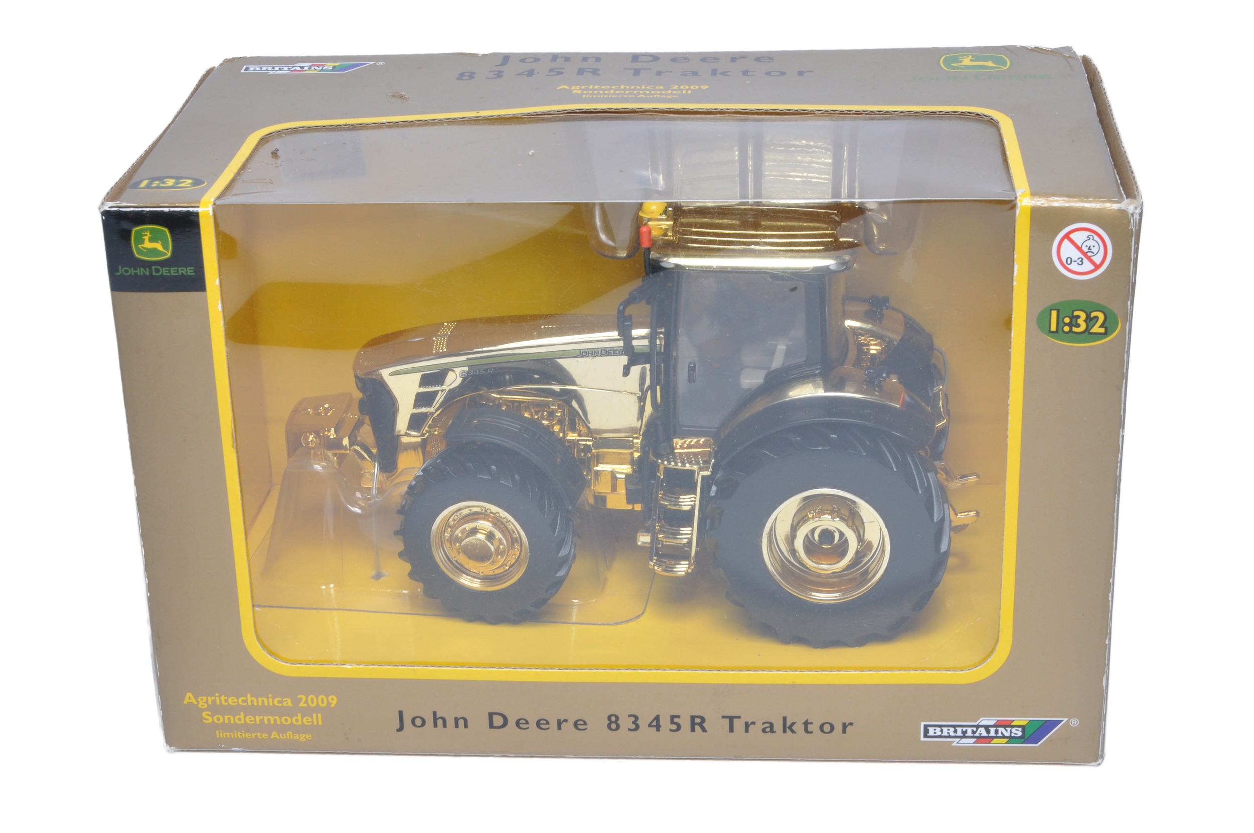 Britains Farm No. 42590 John Deere 8345R Tractor. Special Gold Edition for Agritechnica 2009. - Image 3 of 6
