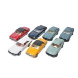 Corgi group of various larger scale diecast model cars as shown. Very good to better.