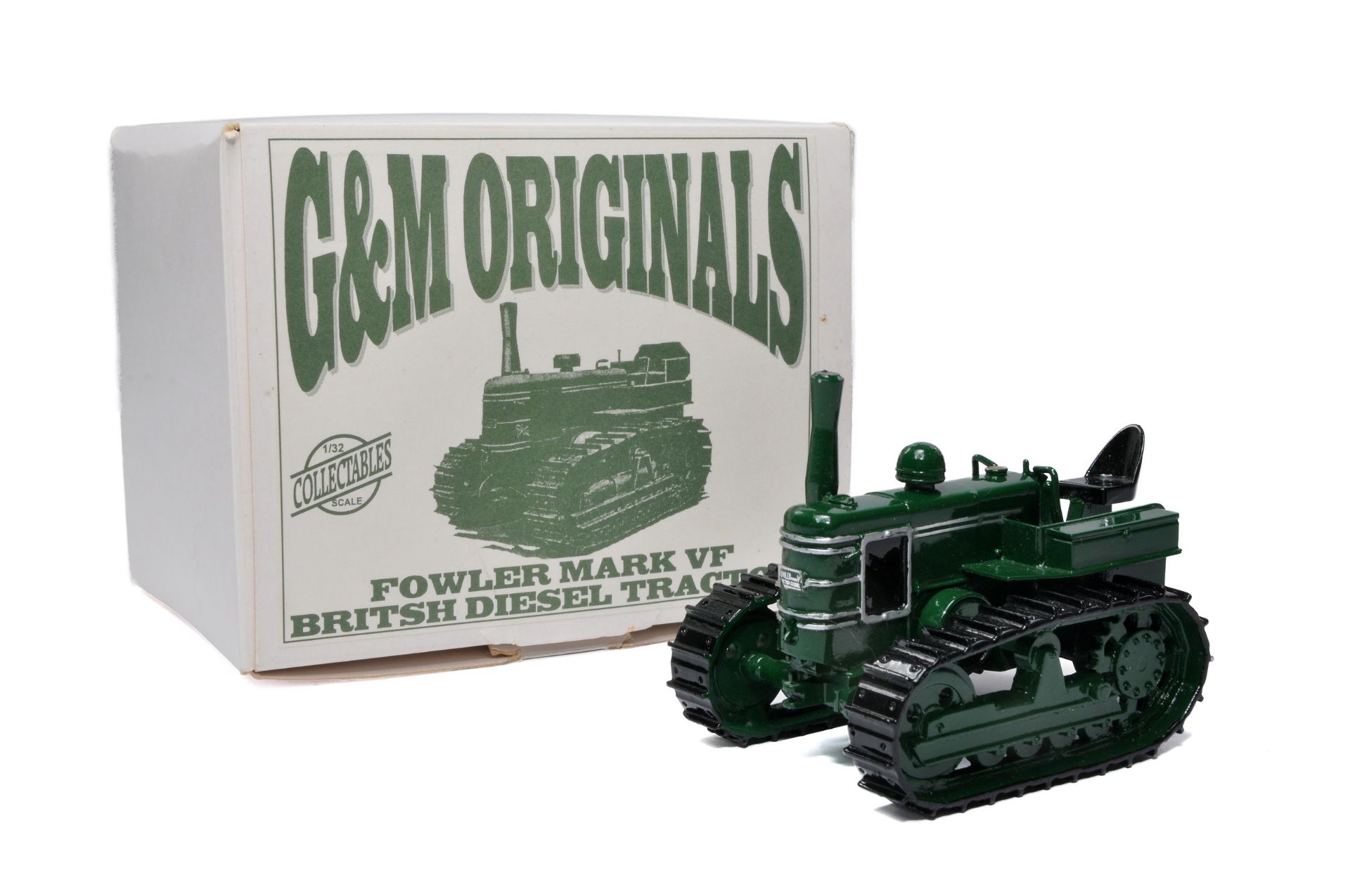 G&M Originals 1/32 Hand Built Farm Model issue comprising Fowler Mark VF Crawler Tractor. With