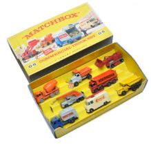 Matchbox Regular Wheels No. G6 Commercial Truck Gift Set comprising eight commercial vehicles as