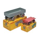 Dinky duo of No. 429 and 428 trailers. Both excellent in good boxes.