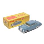Dinky No. 186 Mercedes Benz 220SE. RAF Blue with white interior. Displays excellent with little sign