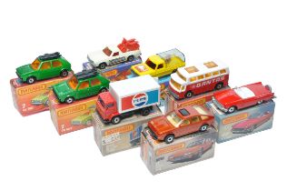 A group of of Eight Matchbox Superfast. Comprising VW Golf, Holden Pickup and others as shown.