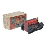 Marx (USA) 5" Mechanical Tinplate Climbing Tractor. In working order. Displays good, driver is stuck