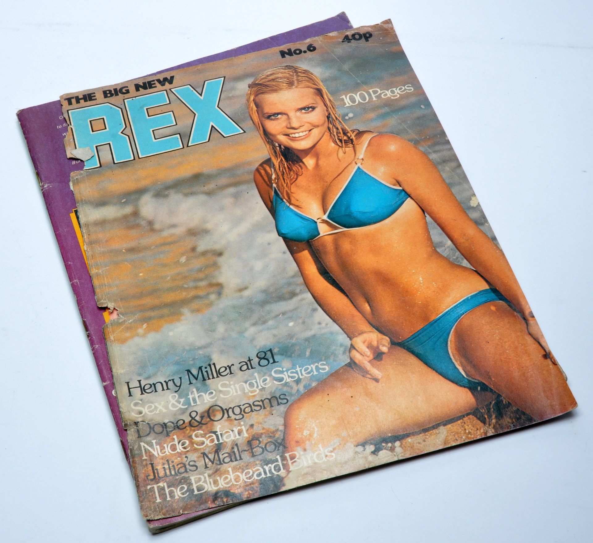 Adult Glamour Magazine / Vintage Erotica, comprising single issue of Rex. Cover damage. Please