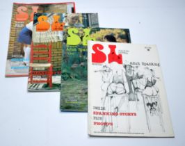 Adult Glamour Magazine / Vintage Erotica, comprising 4 issues of Spanking Letters. Please note