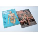 Adult Glamour Magazine / Vintage Erotica, comprising 2 issues of Romp. Issue 2 and 7. Please note