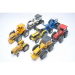 An assortment of mostly County themed tractor issues from mainly Britains plus other conversions.