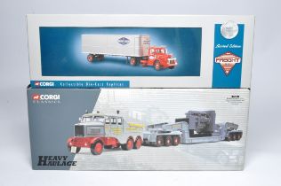 Corgi 1/50 diecast model truck issues x 2 comprising liveries of Mason Dixon and Sunter Brothers. As