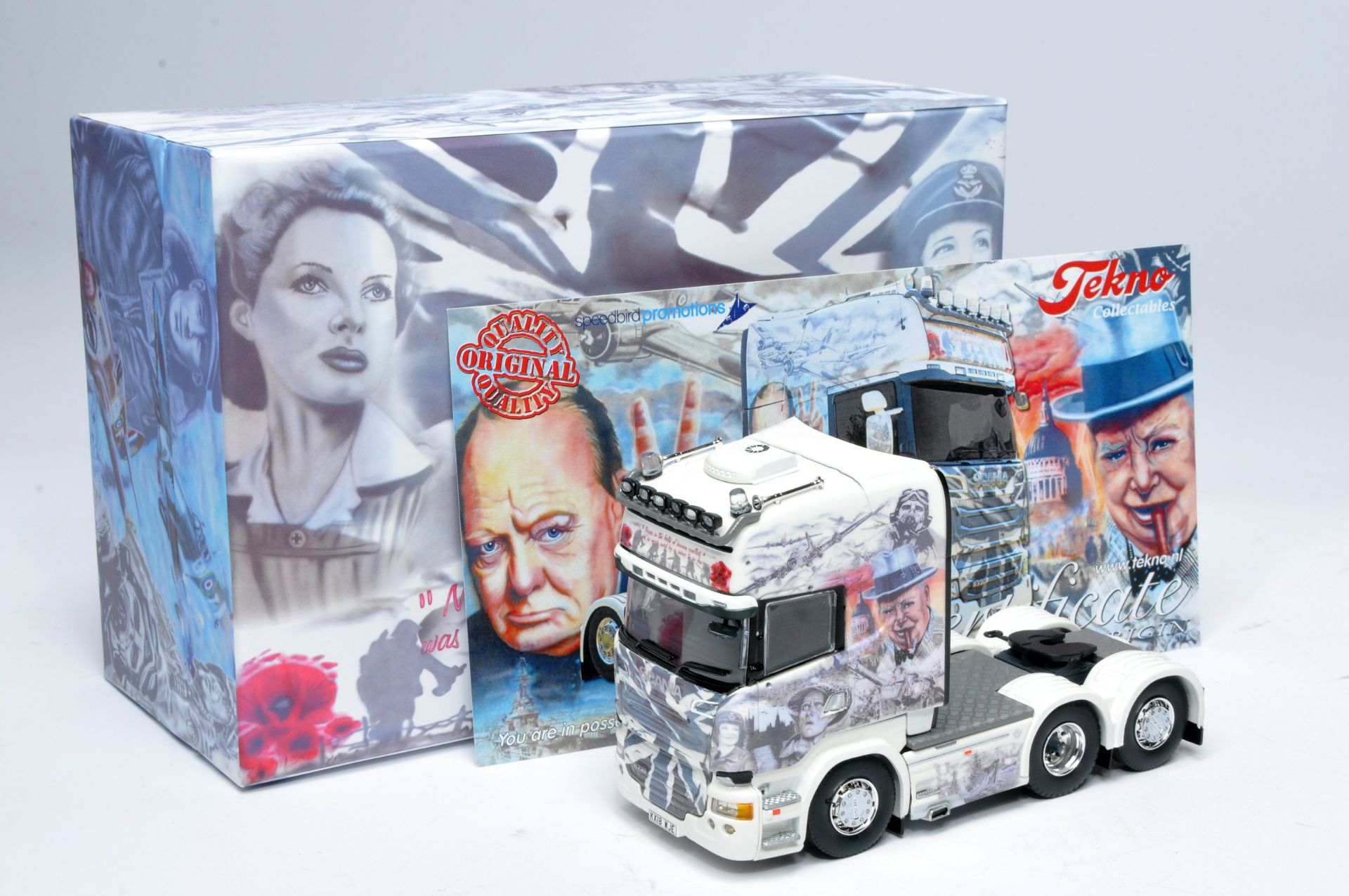 Tekno 1/50 diecast model truck issue comprising Scania World War 2 Edition. Limited Edition of 200