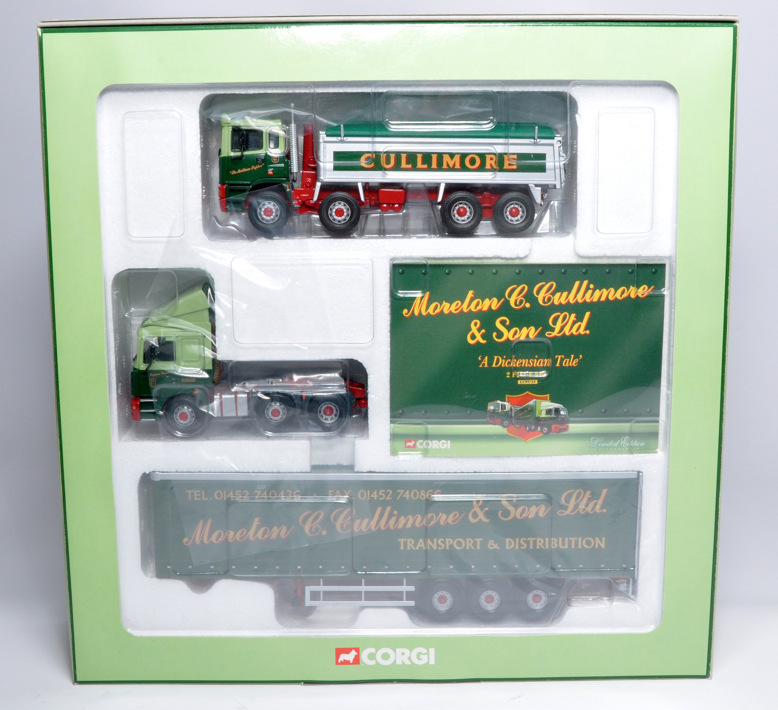 Corgi 1/50 diecast model truck issue comprising No. CC99154 2 PC Moreton Cullimore Set. Excellent in