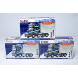 Corgi 1/50 diecast model truck issues x 3 comprising liveries of Moyle, Intake and Moyle. As shown
